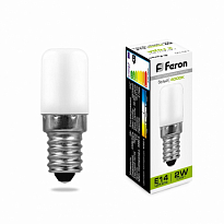 Лампа светодиодная, (2W) 230V E14 4000K, LB-10